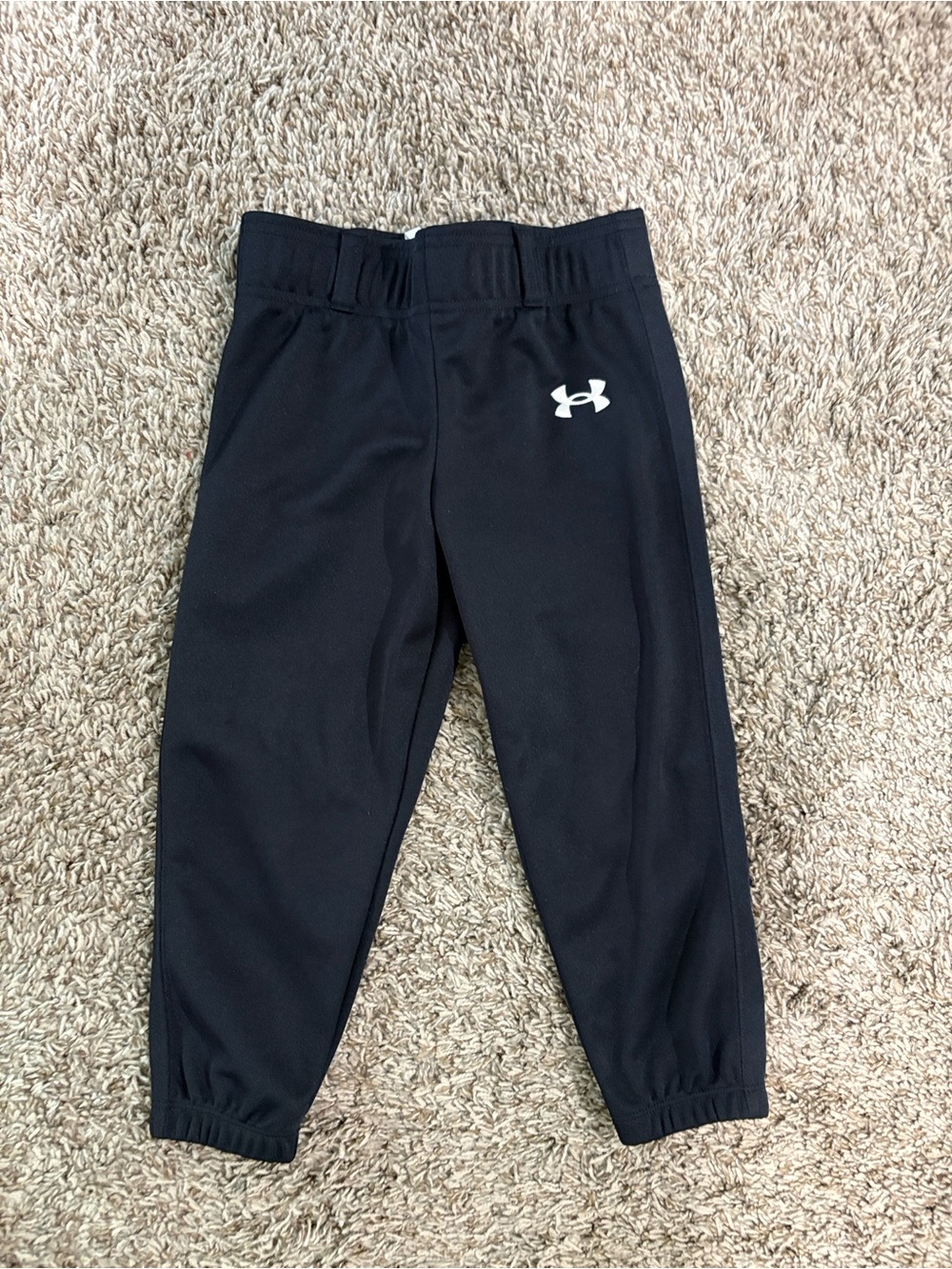 Under Armour Kids Black Athletic Baseball Bottoms